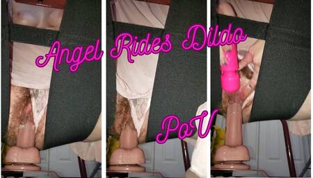 Christmas Angel Rides you - Pussy PoV