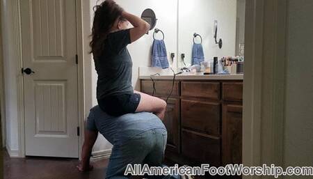 A lucky slaves day with Princess Rachel part 1