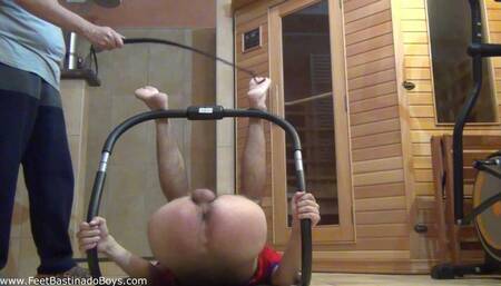 WHIPPING NOAH EDEN (part 3) - (FEET AND SPANKING) - HD Quality