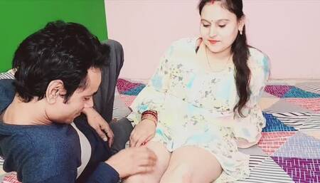 First Time Bliss: Indian Woman Intense Night With Boy