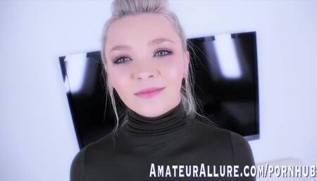 Aristocratic Kay Carter's pov blowjob video