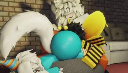 ass smothering, making him take an ass spanking