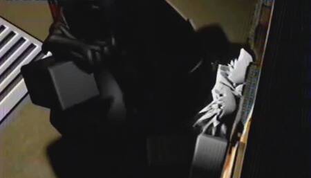 ass smothering, a camera caught it