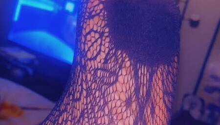 Toes dripped in Lace