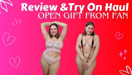 Try On haul my new micro bikini and sheer lingerie
