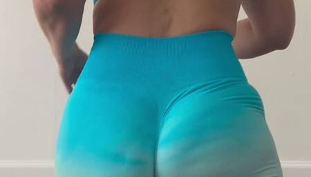 Walking in My Teal Shorts