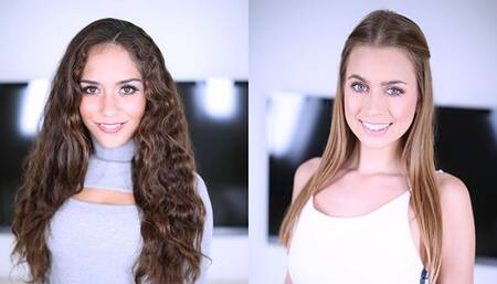 Alluring Ziggy Star and Jill Kassidy's cum clip