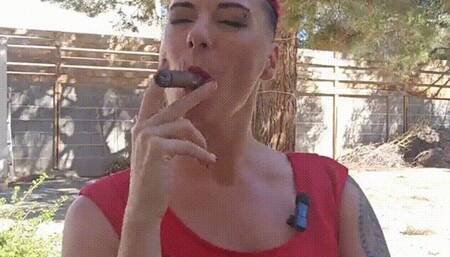 Sensual Cigar Smoking