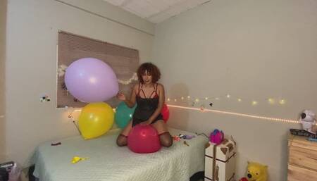 I like to explode big balloons