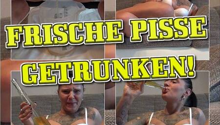Drinking Fresh Piss - Pee Pure