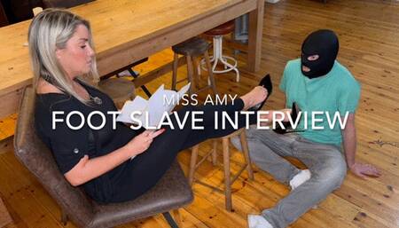 Foot Slave Interview