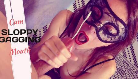 A SLOPPY Titty GAGGING