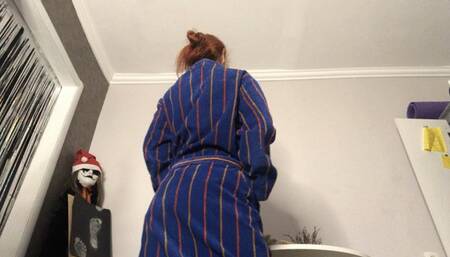 Robe, panty and pad!