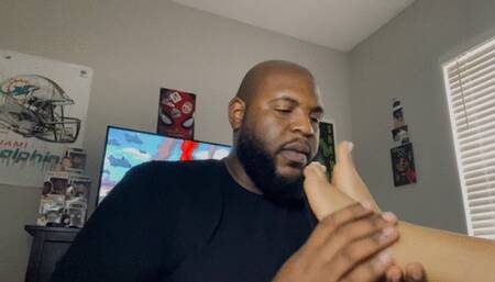 White Frenchies milk him dry