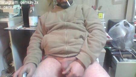 Turkish Bear Daddy Is on Live Broadcast
