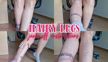 JOI And Cum On My Hairy Legs