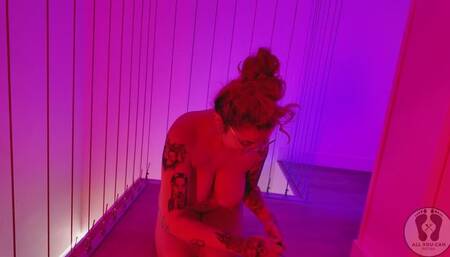 4K STRIPTEASE TWERK AVATAR LIGHT EFFECT RGB BODY PAINTING