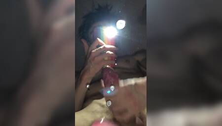 Boy Shoots Cum on Mirror