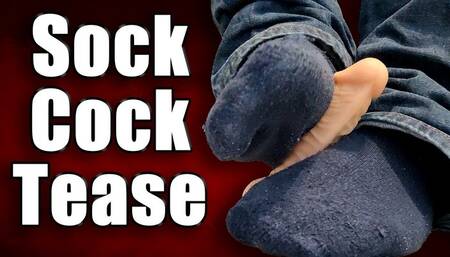 KingMarti: Sock Fetish Foot Job: Teasing Balls & Rubbing Cock till Explosive Load