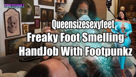Freaky Foot Smelling HandJob With Footpunkz