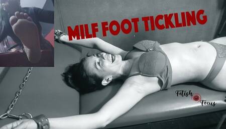 Amanda foot tickling p1 - Ticklish milf feet in bondage with female domination