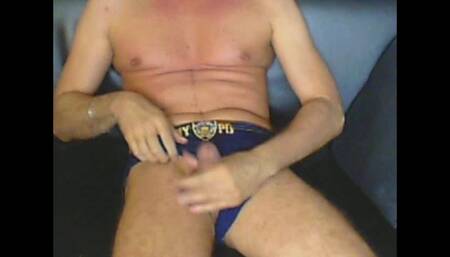 Jerking off in My Nypd Jock Strap