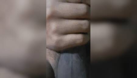Rubbing My Black Dick for You