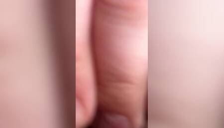 Cum Together. Wife Got an Orgasm First, Then I Cum in Her Hairy Pussy. Close-up.