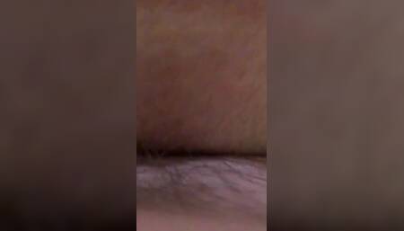 Rubbing Dick on Pussy and Cumshot in Panties. Close up