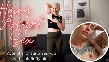 Hairy Armpit Sex from Your Trans Boyfriend - Jaq Quicksilver - Your FtM bf surprises you with sexy, hairy armpits for you to fuck - POV, hair, musk, smell, muscles, flexing, twunk - 4k mp4