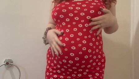 Pregnant, stripping , having a shower while telling you how you got me pregnant