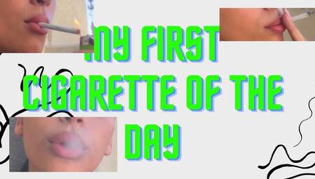 Will you accompany me to smoke my first cigarette of the day?????