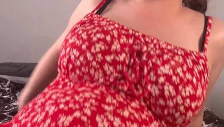 Big and bloated after our date while I’m 9 months pregnant!