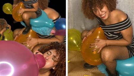 Many balloons and just for me