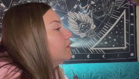 SMOKING YULIANA SIDE PROFILE