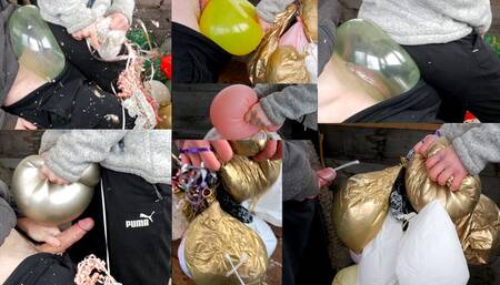 New Year Helium Balloons rescue sex