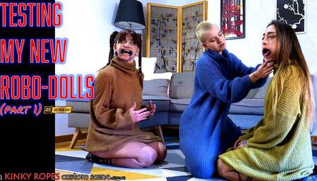 TESTING MY NEW ROBO-DOLLS (part 1) SLUT MODE - face sitting - female domination - remote control - foot feet worship
