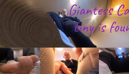 Giantess cali's tiny is found