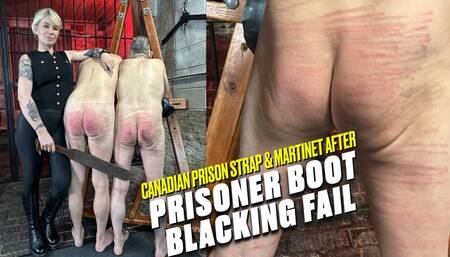 Canadian Prison Strap & Martinet After Boot Polishing Fail HD