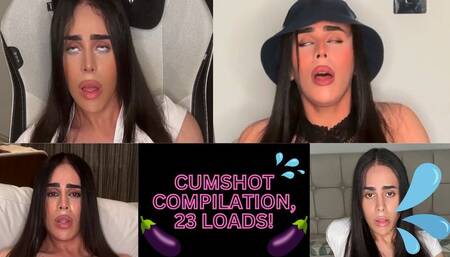 Cumshot Compilation, 23 Loads!