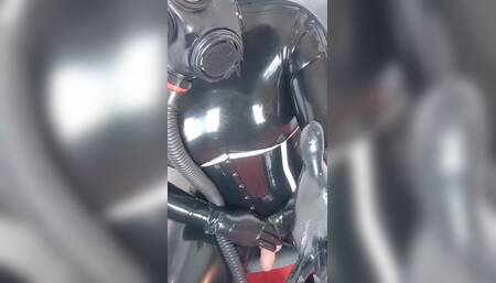 Black Latex and New Gas Mask