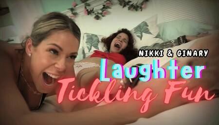 Tickling Frenzy: Ginary and Nikki’s Playful Exchange (HD 1080p MP4)