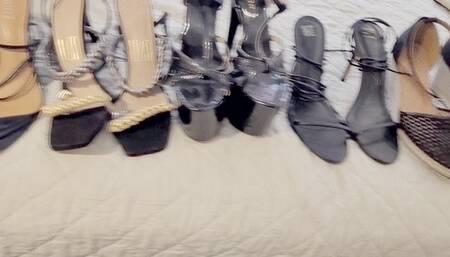 Organizing, cleaning and talking about my shoes