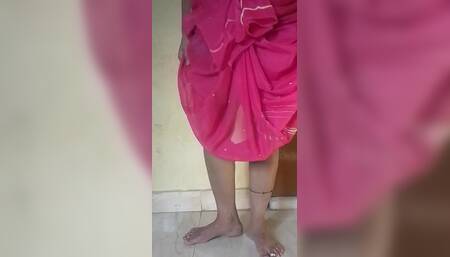 Indian Wife Remove Her Panty & Showing Her Big Ass