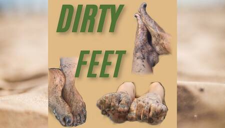 dirty muddy feet