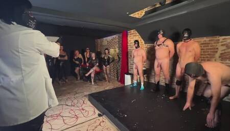 Ballbusting and Slapping face