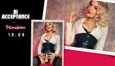 Bi acceptance Encourages you to be bi Strapon