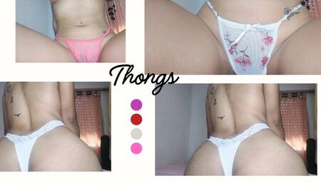 masturbating with my thong on