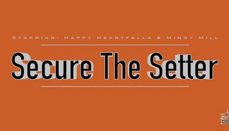 Secure The Setter Starring: Happy Heartfella & Mindy Mill - Volleyball Setter Happy is tied up by rival team member Mindy right before the championship game - Rope Bondage, Male Bondage, stuff cleave gag, tape gag, gag talk, moaning, struggling