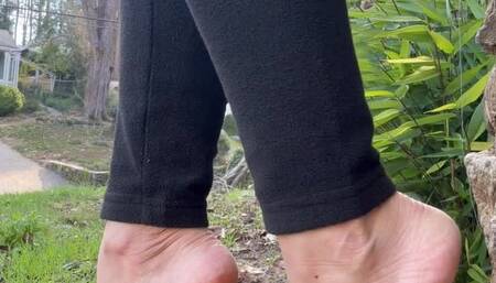Dirty Feet in the Garden